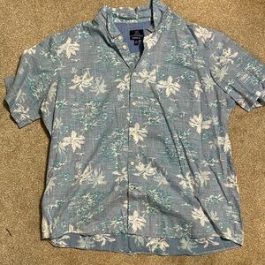George Casual Blue and White Button Down Shirt